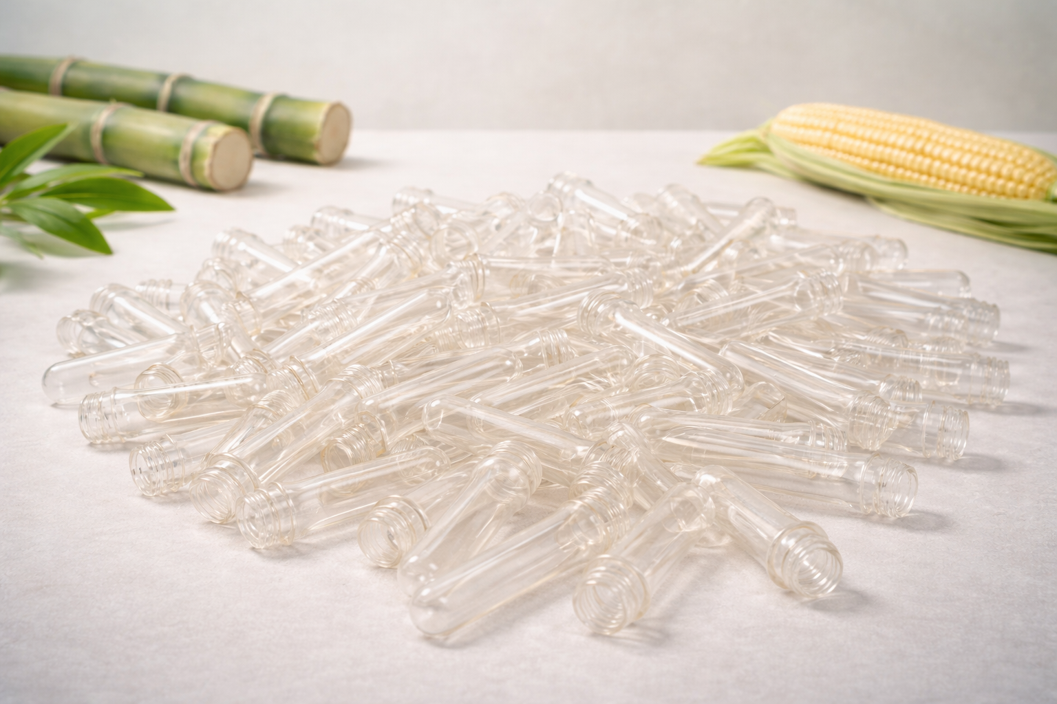 Compostable Bottle Preform – eco-friendly compostable packaging, At Every Desk