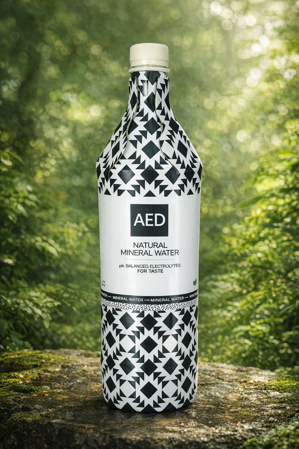 Eco-friendly compostable paper bottle by At Every Desk India – 100% compostable, bamboo and sugar cane, CIPET and FSSAI certified