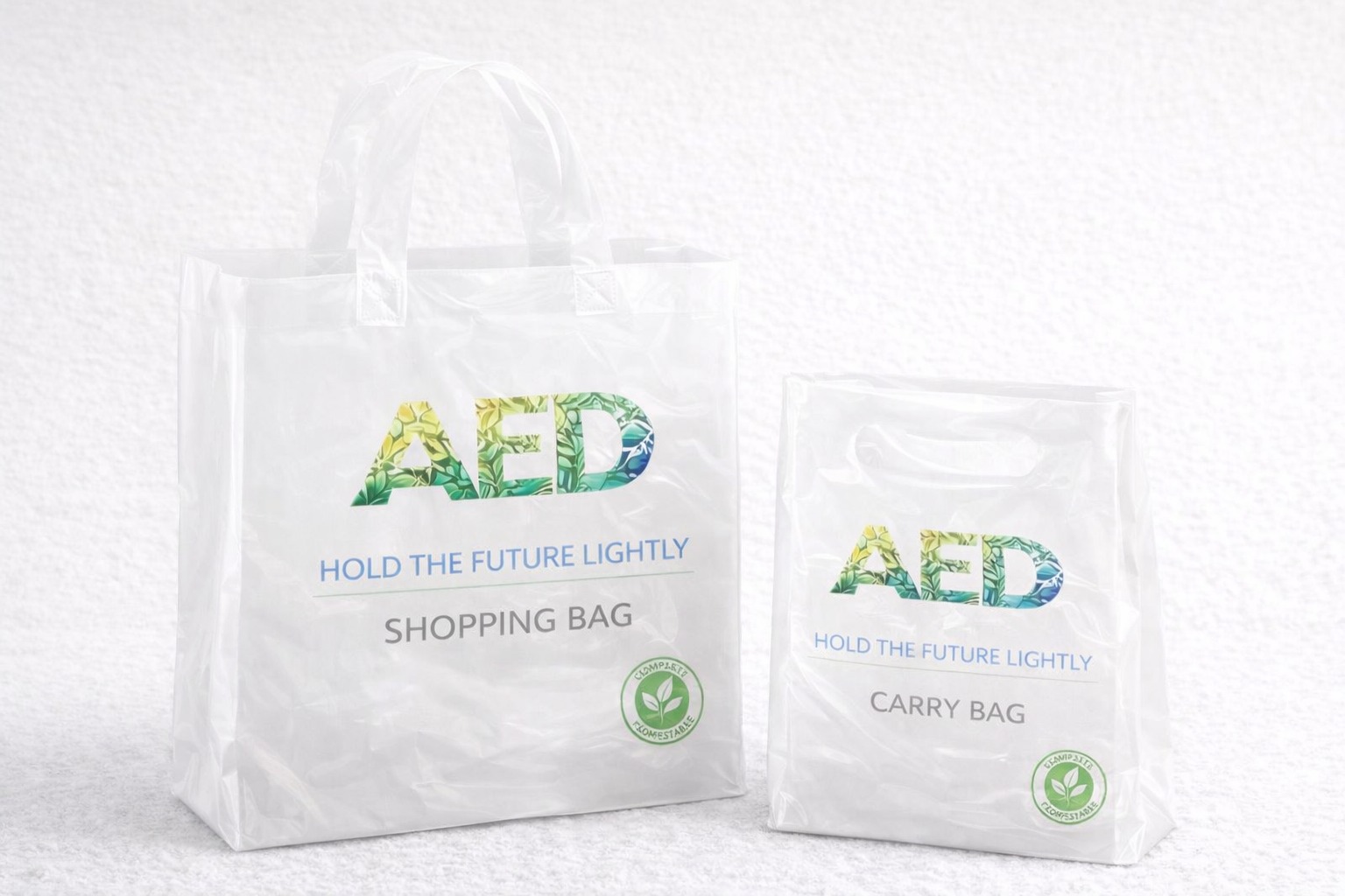 Carry Bags – eco-friendly compostable packaging, At Every Desk